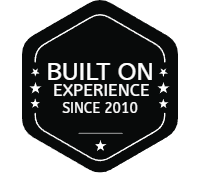 Built on Experience Since 2010 badge